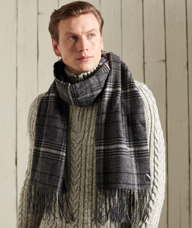 Nyc Sjaal in Doos Paars Grootte: 1SIZE