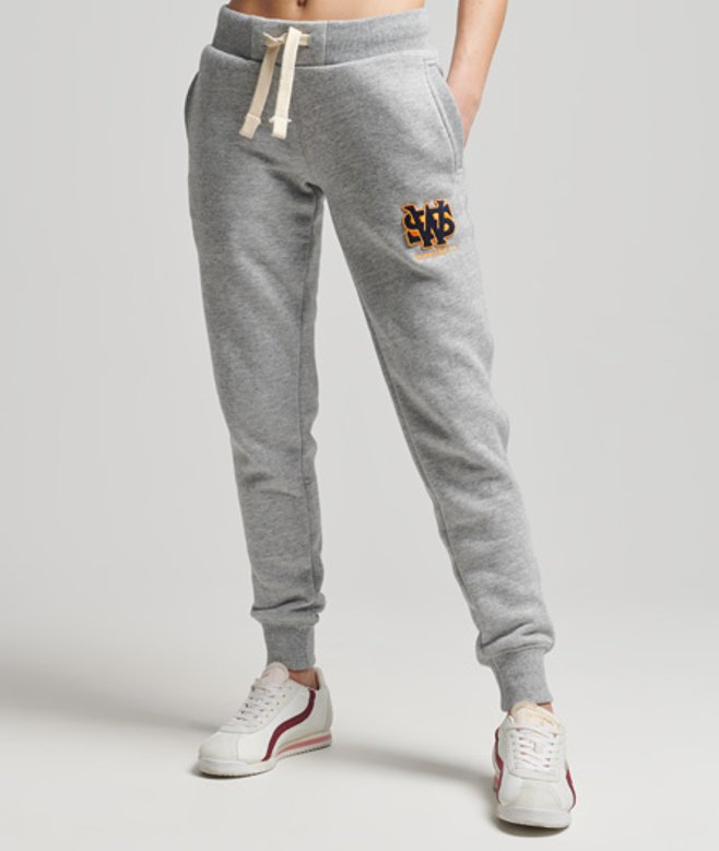 Superdry Vintage Collegiate Joggingbroek Lichtgrijs