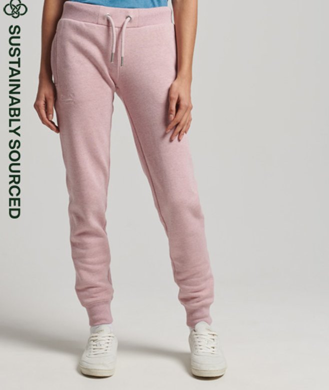 Superdry Vintage Logo Geborduurde Joggingbroek Roze