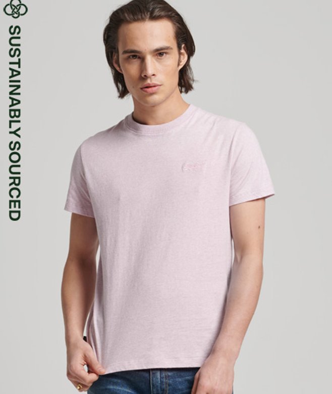 Essential Logo T-shirt Roze Grootte: L afbeelding