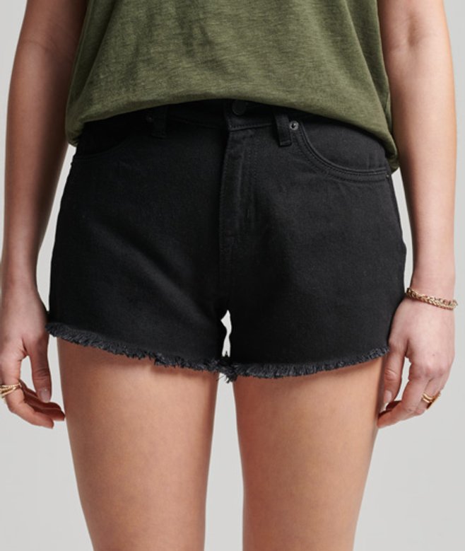 Studios Jeansshorts van Biologisch Katoen met Hoge Taille