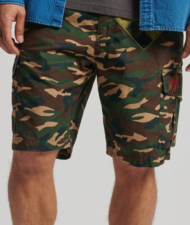 Patched Alpha Cargoshort Groen Grootte: 30 afbeelding