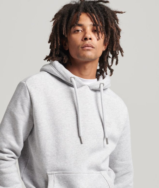 Essential Hoodie van Biologisch Katoen met Logo