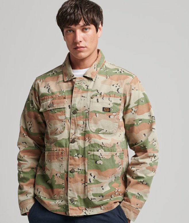 Superdry Vintage Ranch jas Groen