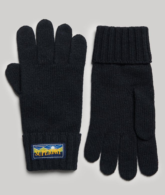 Radar Handschoenen van Wolmix Blauw Grootte: S/M afbeelding