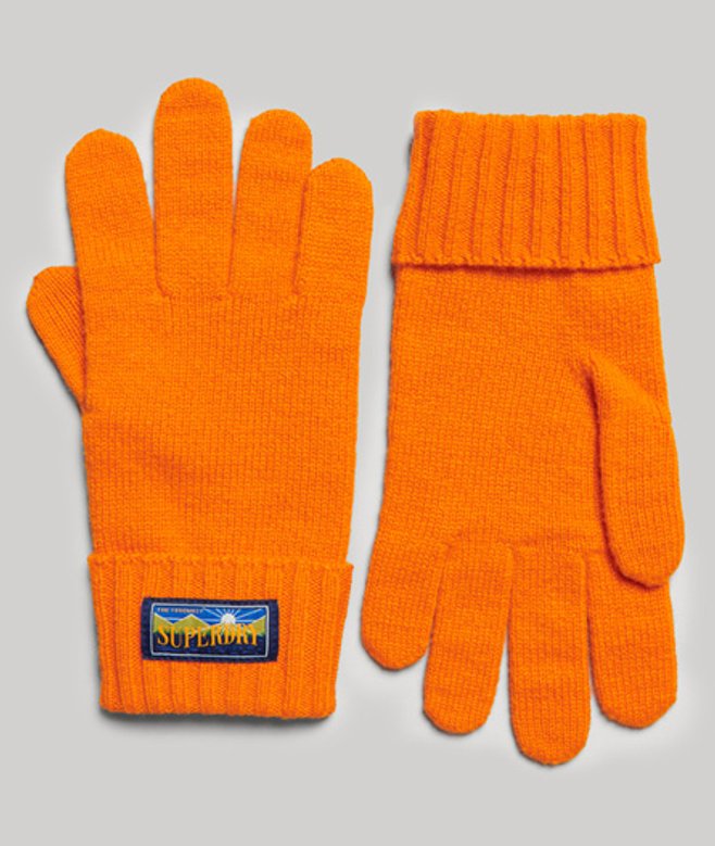 Radar Handschoenen van Wolmix Oranje Grootte: M/L afbeelding