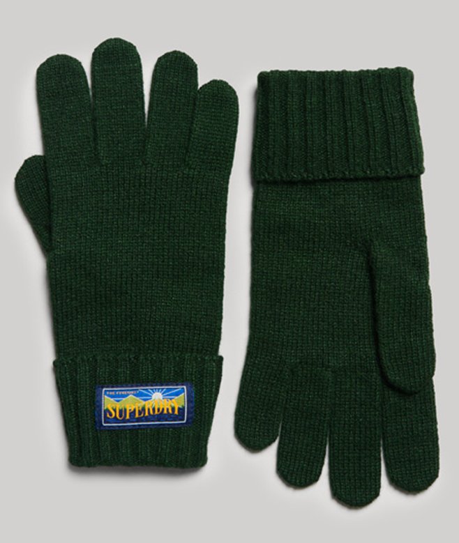 Radar Handschoenen van Wolmix Groen Grootte: S/M afbeelding