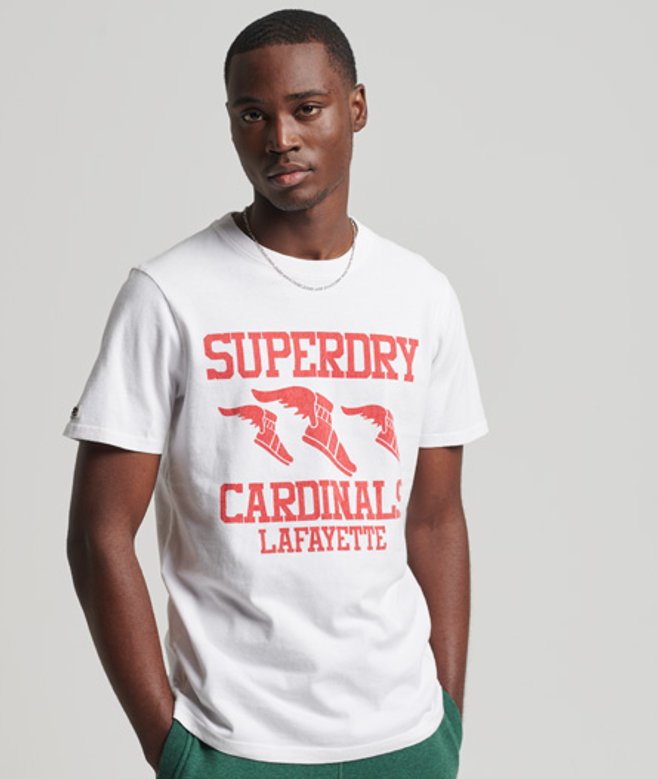 Superdry Men's Limited Edition Vintage 05 Rework Classic T-shirt White / Off White