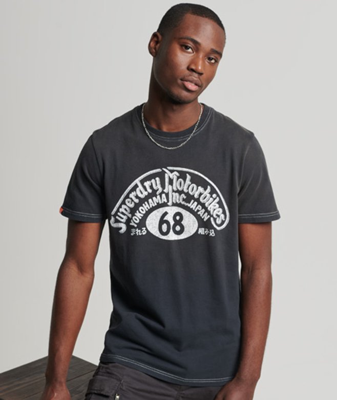 Limited Edition Vintage 07 Reworked Classic T-shirt Zwart Grootte: M afbeelding