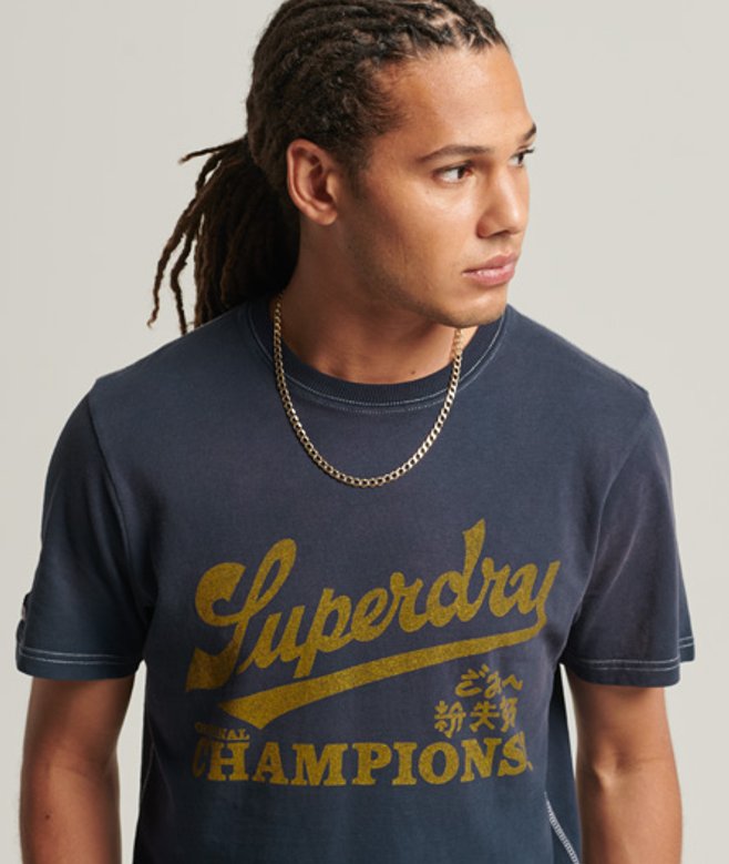 Herren Klassisches Limited Edition Vintage 04 Rework T-shirt - Größe: L - Superdry - Modalova