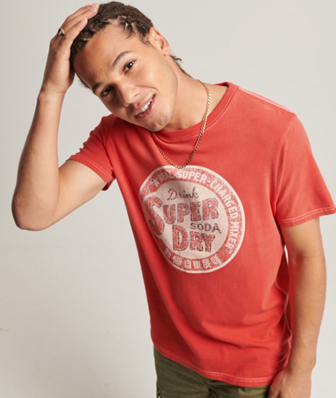 Herren Klassisches Limited Edition Vintage 08 Rework T-shirt - Größe: M - Superdry - Modalova