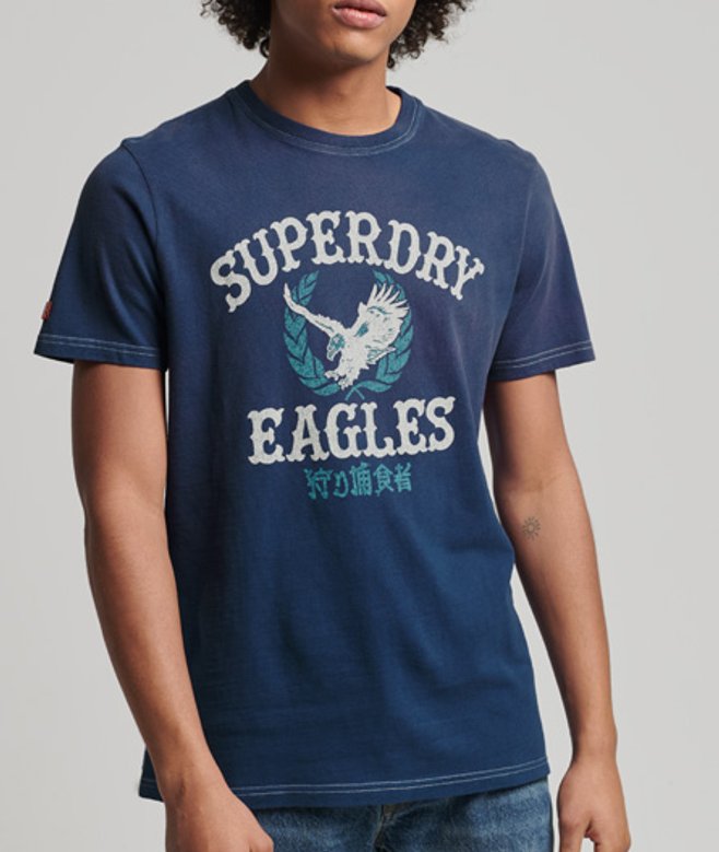 Limited Edition Vintage 06 Reworked Classic T-shirt Blauw Grootte: M afbeelding