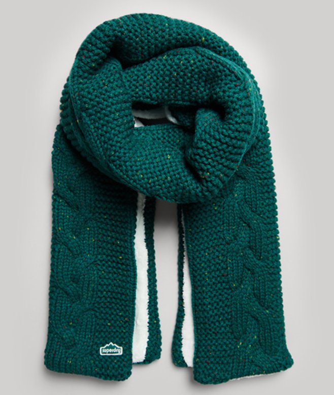 Écharpe en Maille Torsadée Taille: 1Taille - Superdry - Modalova