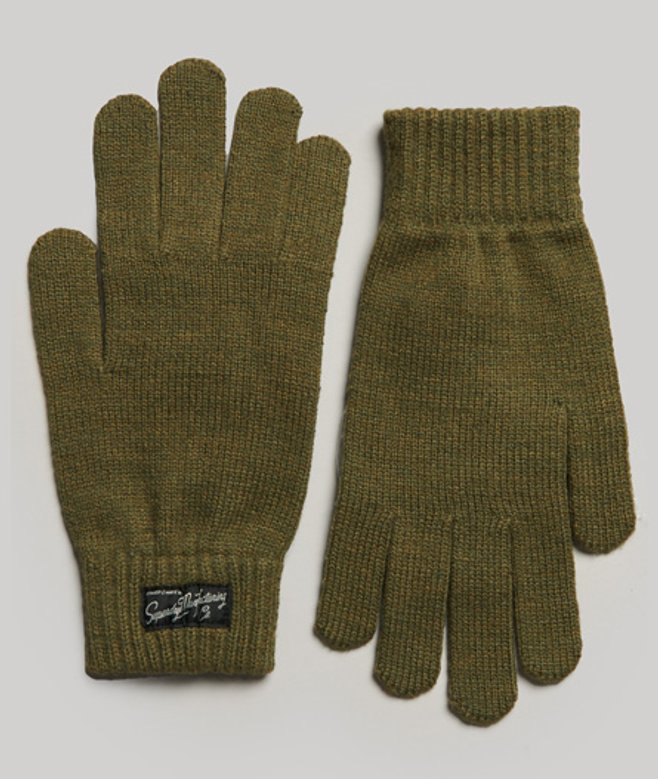 Uniseks Essential Logo Handschoenen Groen Grootte: S/M afbeelding