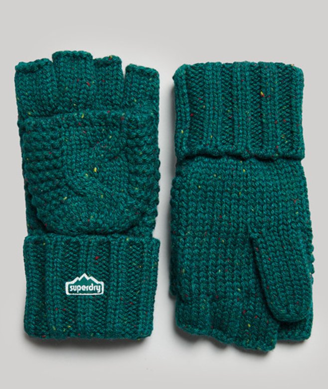 Gebreide Handschoenen met Kabelpatroon