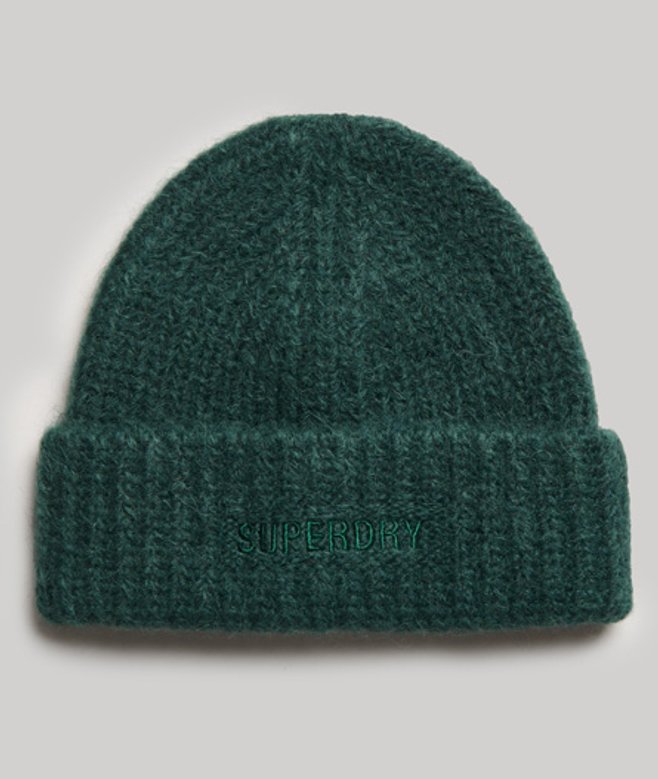 Geribde Essential Beanie Groen Grootte: 1SIZE afbeelding