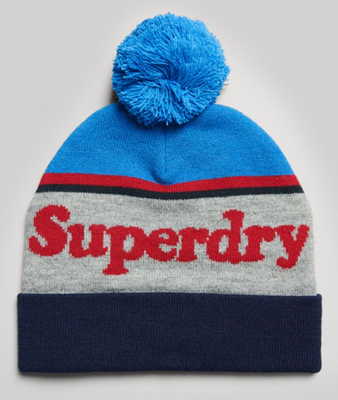 Essential Logo Beanie Blauw Grootte: 1SIZE afbeelding