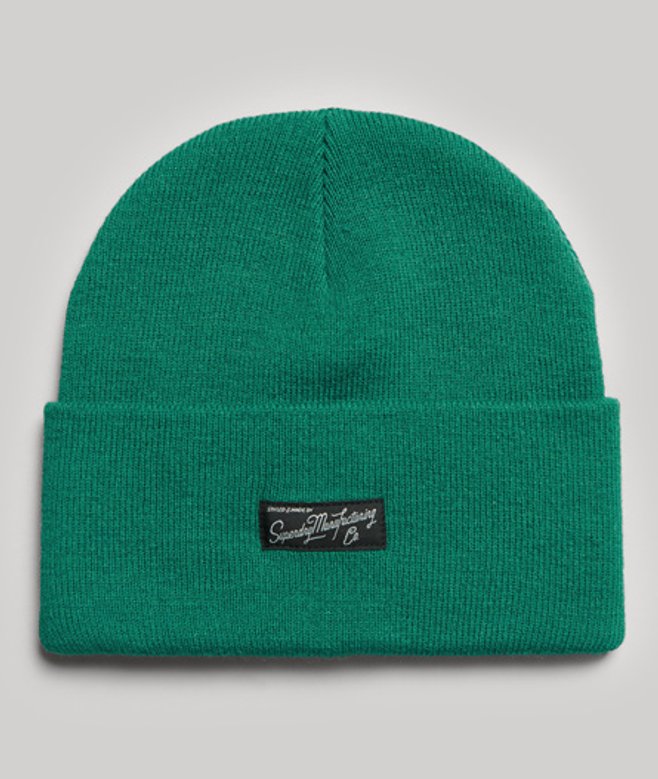 Classic Vintage Beanie Groen Grootte: 1SIZE afbeelding