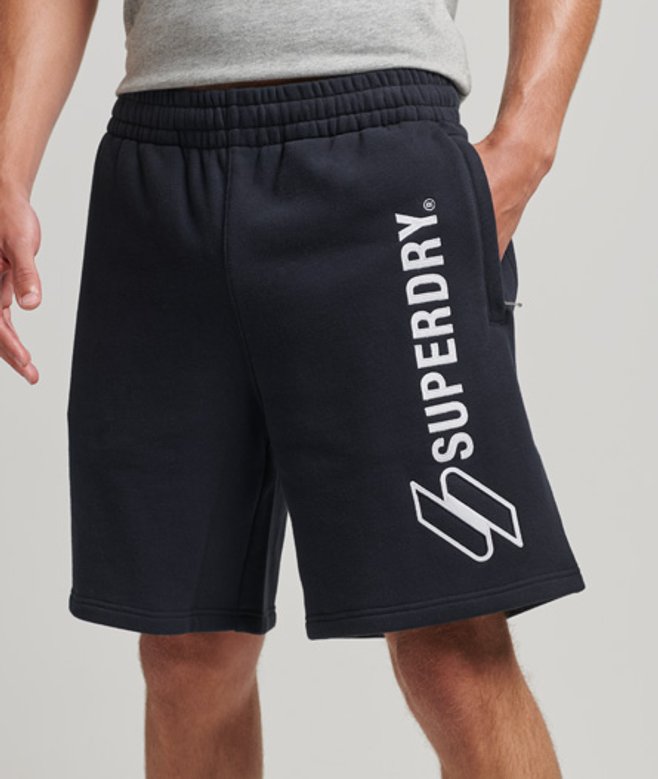 Herren Sweatshorts mit Applikation - Größe: M - Superdry - Modalova