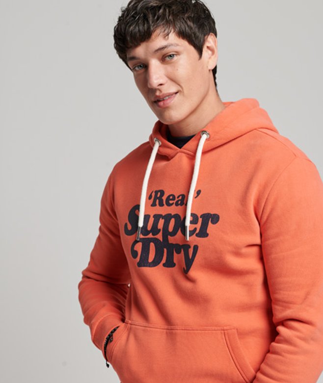 Superdry Klassieke Vintage Cooper Hoodie Cream