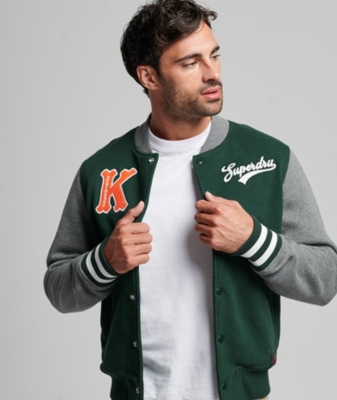 Superdry Vintage Collegiate Bomberjack Groen