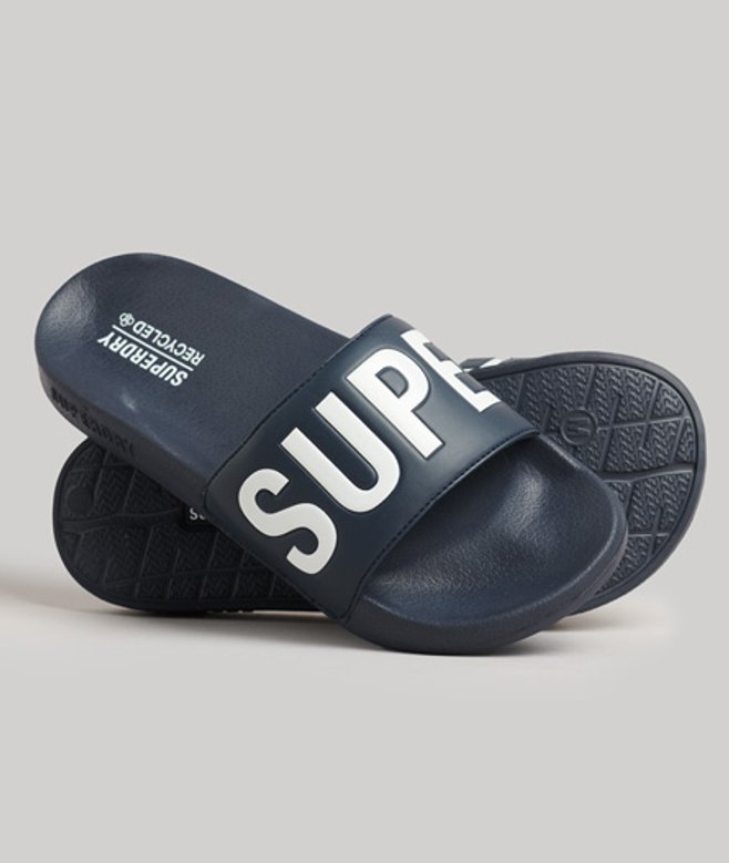 Code Core Badslippers Blauw Grootte: M afbeelding