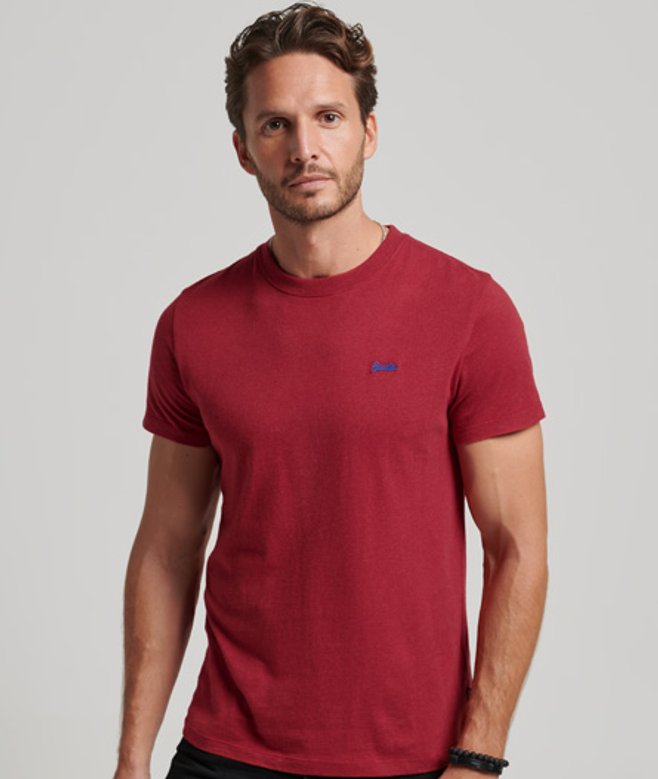 Essential T-shirt van Biologisch Katoen met Micrologo