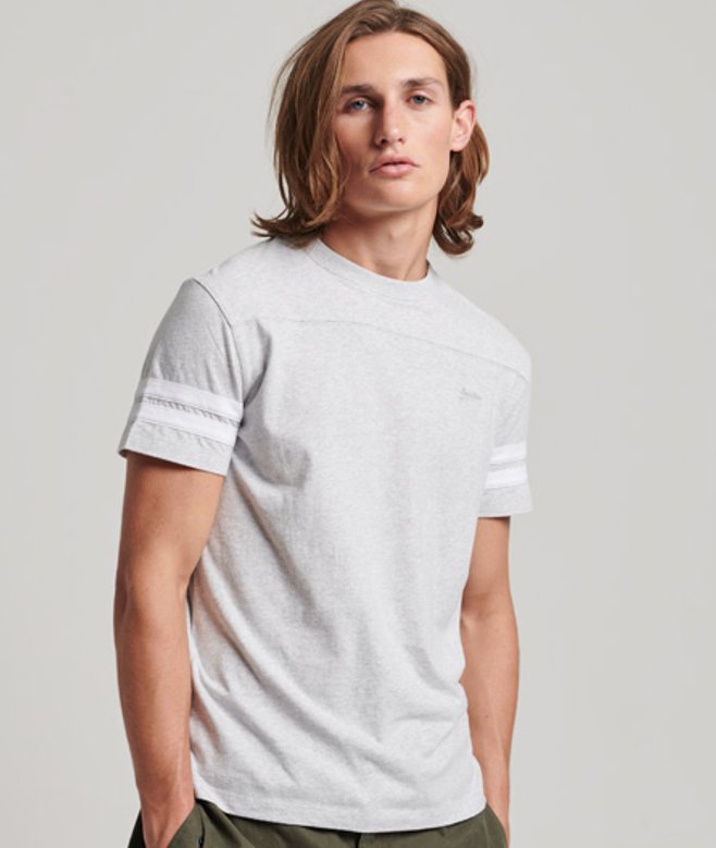 Essential Quarterback T-shirt van Biologisch Katoen met Logo