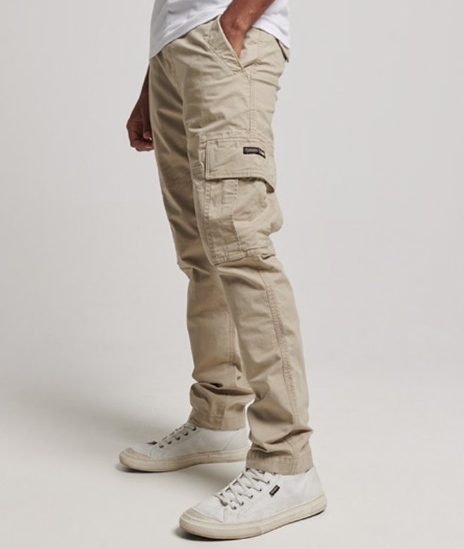 Core Cargobroek van Biologisch Katoen Crème Grootte: 30/30 afbeelding