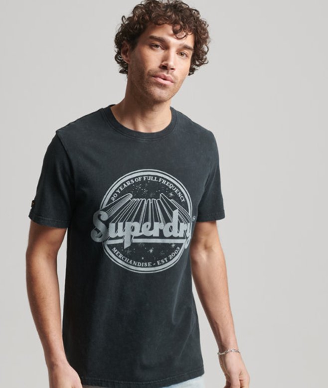 Vintage Merch Store T-shirt Zwart Grootte: M afbeelding