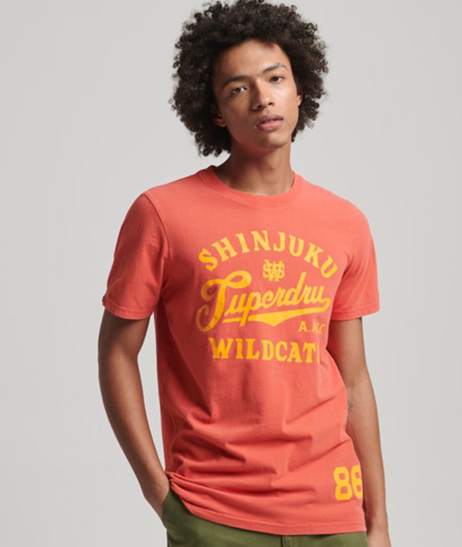Superdry Vintage Home Run T-shirt Rood