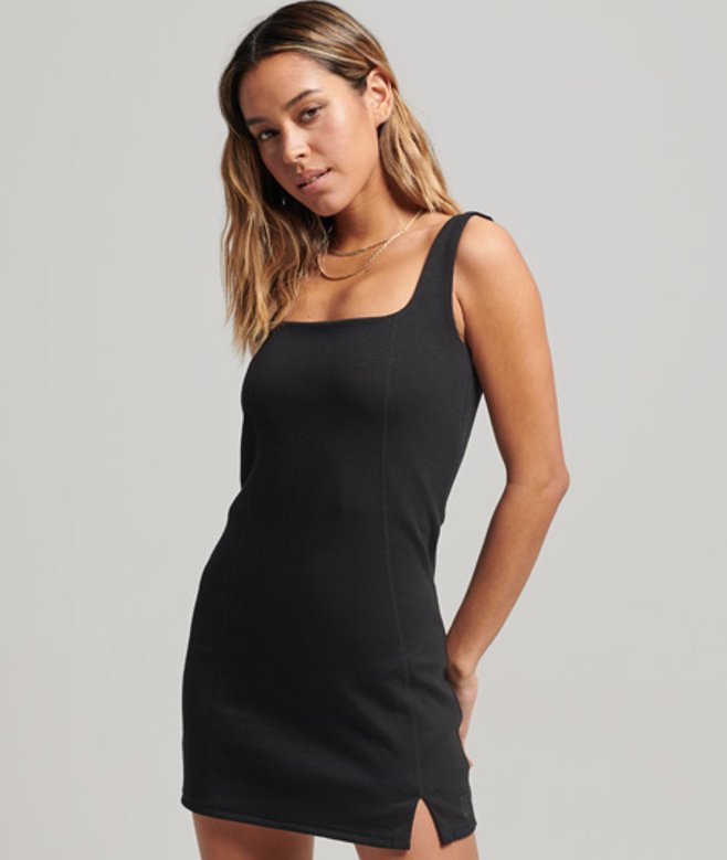 Tech Jurk Zwart Grootte: 44 afbeelding