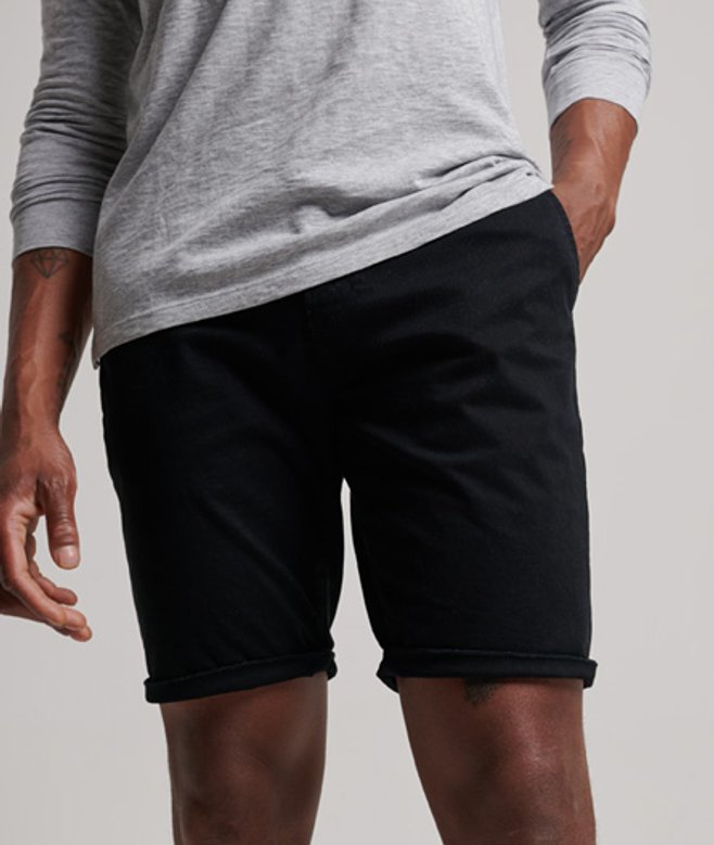 Core Chinoshort Zwart Grootte: 30 afbeelding