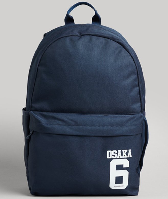 Superdry Women's Classic Code Montana Backpack, Navy Blue