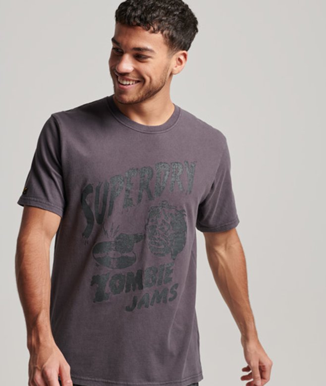 Lo-fi Flyer T-shirt Zwart Grootte: S afbeelding