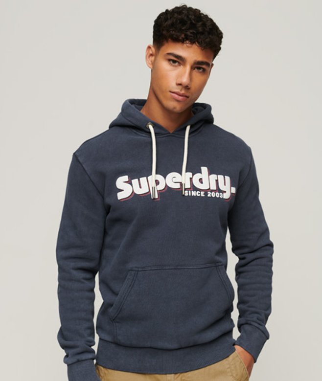Herren Klassisches Terrain Hoodie mit Logo - Größe: L - Superdry - Modalova