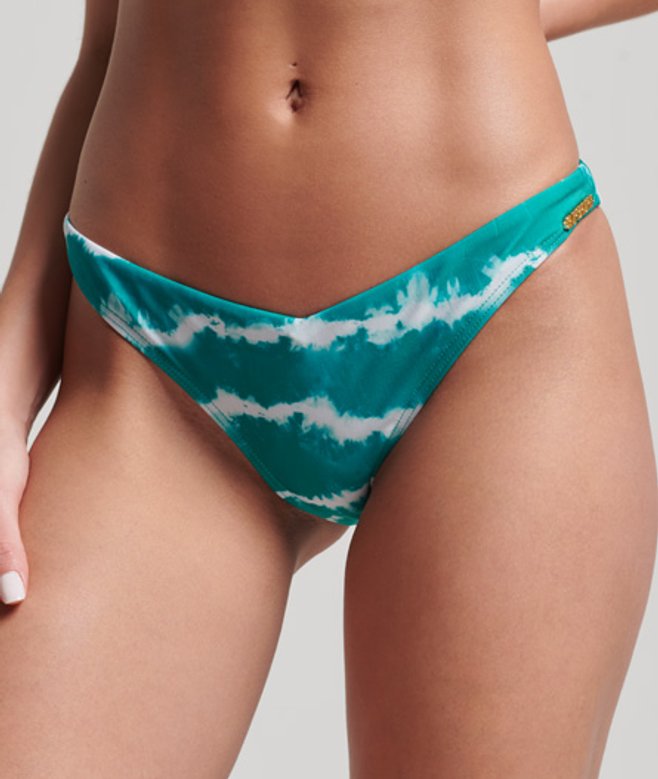 Superdry Women's Tie Dye Bikini Briefs Green / Tie Dye Green
