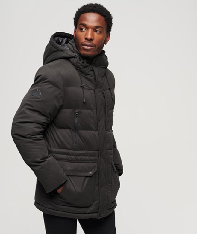 Herren Parka mit Kapuze - Größe: M - Superdry - Modalova