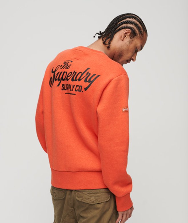 Superdry Workwear Trade Sweatshirt Oranje