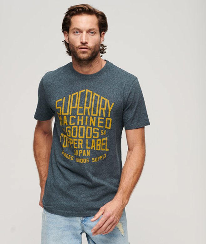 Herren Copper Label Workwear T-shirt - Größe: M - Superdry - Modalova