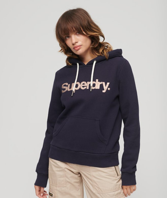Metallic Core Logo-hoodie