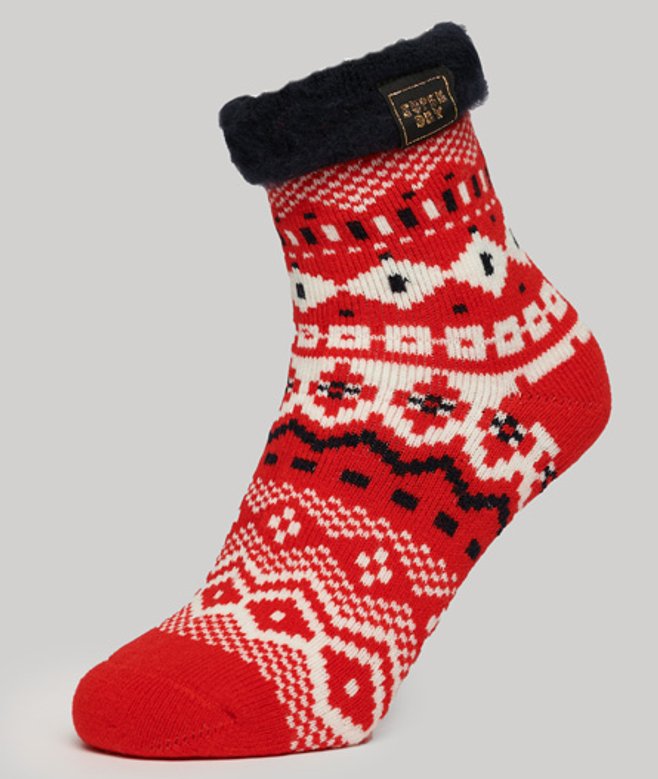 Pantoffelsokken met Patroon Blauw Grootte: 1SIZE afbeelding