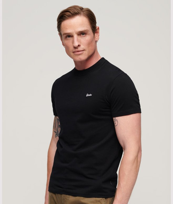 Essential T-shirt van Biologisch Katoen met Micrologo