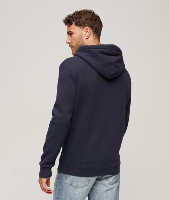 Superdry Vintage Box Gradient-hoodie Blauw