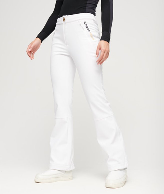 Slimfit Softshell Skibroek Wit Grootte: 38 afbeelding