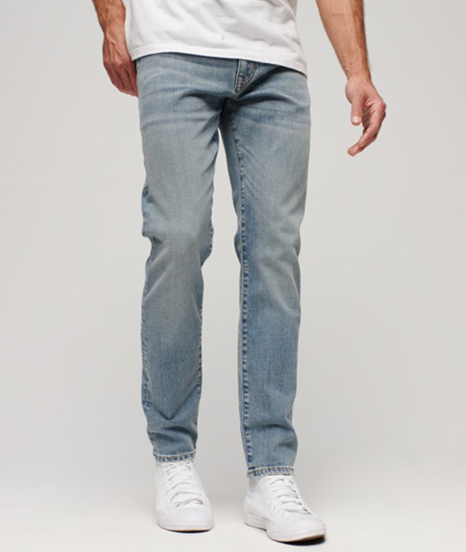 Superdry Organic Cotton Vintage Slim Jeans Lichtblauw