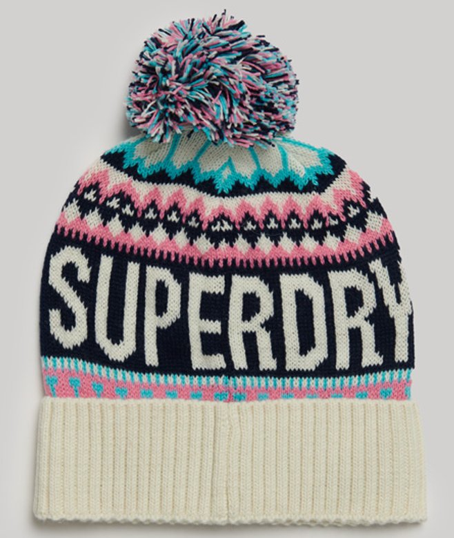 Fairisle Beanie Crème Grootte: 1SIZE afbeelding