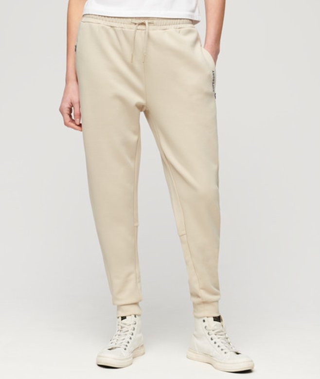 Sports Tech Slimfit Joggingbroek Beige Grootte: 36 afbeelding