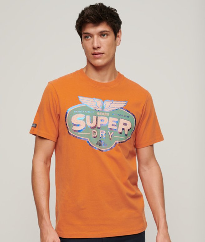 Gasoline Workwear T-shirt Oranje Grootte: L afbeelding