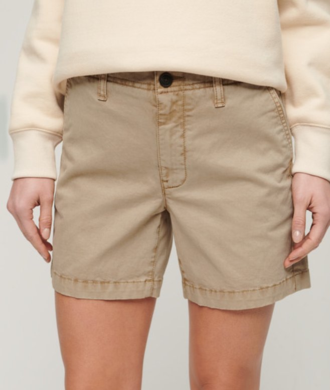 Superdry Klassieke Chinoshort Bruin